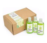 Gran Velada - Kit para Hacer Gel Hidratante de Aloe Vera Casero | Incluye Materiales + Instrucciones Paso a Paso | 5 Envases de 100 ml | Cosmética Natural DIY | Aftersun |