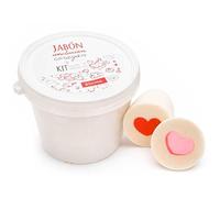Gran Velada - Kit para Hacer Jabón con Inclusión en Forma de Corazón | Set Completo con Materiales e Instrucciones para Principiantes en Jabones Artesanales | Aprende a Hacer Jabones Caseros