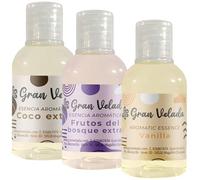 Gran Velada - Pack Ahorro Esencias Extra Concentradas 3 x 50 ml | Esencias Aromáticas para Mikados para Jabones Artesanales para Velas Perfumadas | Perfumar Creaciones Aroma Duradero