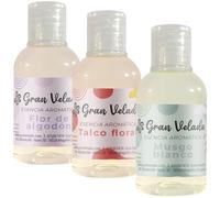 Gran Velada - Pack Ahorro Esencias Florales Frescas 3 x 50 ml | Pack de Fragancias para Velas Aromáticas para Ambientadores Caseros Kit Esencias para Velas | Notas Florales Perfumar
