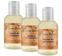 Gran Velada - Pack Ahorro Esencias Halloween 3 x 50 ml | Aromas para Manualidades Set de Aromas para Jabones Artesanales para Velas Perfumadas | Alta Concentración Wax Melts y Ceras