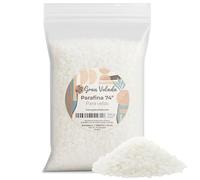 Gran Velada - Parafina 74º Microcristalina 1kg | Parafina en Perlas de Alto Punto de Fusión | Ideal para Velas Decorativas en Moldes con Detalles Finos y Duraderas