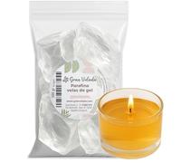 Gran Velada - Parafina Gel para Velas Transparentes 500g | Parafina en Gel con Textura Translúcida y Flexible | Ideal para Velas Decorativas Caseras con Efecto Cristal