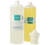 Gran Velada - Resina de Poliuretano Bicomponente de Alta Dureza | Endurecimiento Lento en 20 Minutos | Ideal para Moldes de Silicona | 500 ml A + 500 ml B