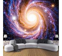 Gran Vía Láctea 3D Murales De Pared,Galaxia Espiral Dinámica Papel Pintado Murales Decoración Hogareña Artes De Salón,Dormitorio,Habitación Para Niños,Pared De Tv 350 × 256 Cm