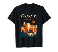 Granada Alhambra Travel Souvenir, Andalucía España Camiseta
