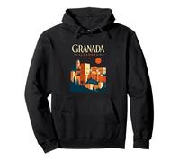 Granada Alhambra Travel Souvenir, Andalucía España Sudadera con Capucha