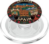 Granada España Viaje Souvenir Ciudad Monumento Turístico Regalo PopSockets PopGrip para MagSafe