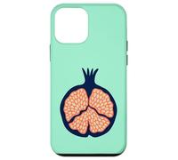Granada Retro Plump Fruta Tropical - Naranja Azul Oscuro Carcasa para iPhone 12 Mini