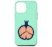Granada Retro Plump Fruta Tropical - Naranja Azul Oscuro Carcasa para iPhone 12 Pro MAX
