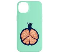 Granada Retro Plump Fruta Tropical - Naranja Azul Oscuro Carcasa para iPhone 14 Plus