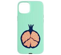 Granada Retro Plump Fruta Tropical - Naranja Azul Oscuro Carcasa para iPhone 15 Plus