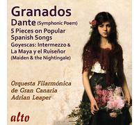 Granados : Dante - Cantos populares - Goyescas. Lucey, Herrera, Leaper.