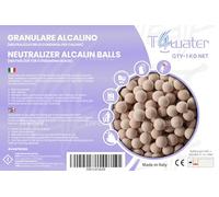 Granalka - El auténtico neutralizador alcalino para calderas de condensación | Regula el pH | Esferas cerámicas Regulares, no se calcáreas y garantizan una Larga Vida útil 6-8 Meses