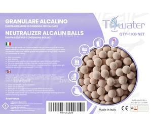 Granalka - El auténtico neutralizador alcalino para calderas de condensación | Regula el pH | Esferas cerámicas Regulares, no se calcáreas y garantizan una Larga Vida útil 6-8 Meses
