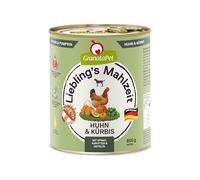 GranataPet Comida Favorita de Pollo y Calabaza, Comida húmeda para Perros, Comida para Perros sin Cereales y sin azúcares, pienso Completo, 6 x 800 g