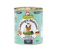 GranataPet Comida Favorita de Pollo y chirivía, Comida húmeda para Perros, Comida para Perros sin Cereales y sin azúcares añadidos, pienso Completo, 6 x 800 g