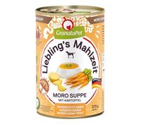 GranataPet Comida Favorita Moro Sopa con Patatas, Comida para Perros para la construcción Natural de bacterias intestinales saludables, Ideal para diarrea y dolencias gastrointestinales, 6 x 375 g