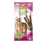 GranataPet FeiniSticks Pollo 24 x 15 g, Sabroso Aperitivo masticable para Gatos, alimento complementario, golosinas para Gatos sin Cereales ni azúcares, recompensa por Divertidas Patas de Terciopelo