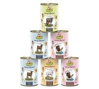 GranataPet Liebling's Mahlzeit Pack 3 de Prueba de alimento húmedo para Perros, alimento Completo sin Cereales, con Alto Contenido de Carne, con aceites valiosos, 6 x 400 g