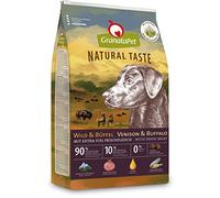 GranataPet Natural Taste Wild & Buffalo - Comida Seca para Perros, sin Cereales y sin azúcares, pienso Completo para Perros Adultos, 12 kg