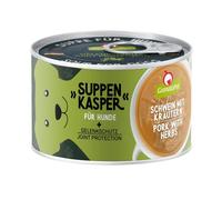 GranataPet Suppenkasper Cerdo con Hierbas, Sopa para Perros Felices, Sopa con mejillón de Labios Verdes y minerales, Comida para Perros sin Cereales para una alimentación apropiada para Las Especies