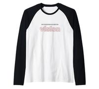 Granate Burgundy Not Everyone Can See The Vision Graphic Camiseta Manga Raglan