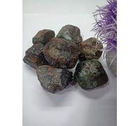 Granate natural de 600 g + piedra rugosa de cristal granate para Reiki, relajación, limpieza de aura, vastu, meditación, éxito creativo, fuerza, seguridad, vitalidad personal y resistencia-B08PL35GCT