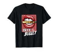 Granate Rojo Borgoña Bite The Bullet Maroon Camiseta