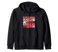 Granate Rojo Borgoña Color Go Ahead & Judge Me Burgundy Sudadera con Capucha