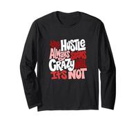 Granate Rojo Borgoña Color Hustle Ain't So Crazy Burgundy Manga Larga