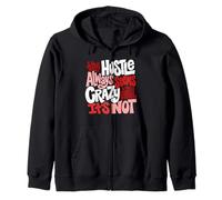 Granate Rojo Borgoña Color Hustle Ain't So Crazy Burgundy Sudadera con Capucha