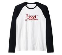 Granate Rojo Borgoña Color No Good Intentions Camiseta Manga Raglan