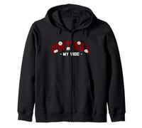 Granate Rojo Borgoña Don't Kill My Vibe Granate Rojo Borgoña Sudadera con Capucha