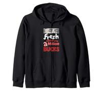 Granate Rojo Borgoña Fresco Como Un Million Buck Maroon Sudadera con Capucha