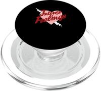 Granate Rojo Borgoña Intense Feelings Gráfico Envejecido PopSockets PopGrip para MagSafe