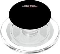 Granate Rojo Borgoña Keep It Moving Burgundy PopSockets PopGrip para MagSafe