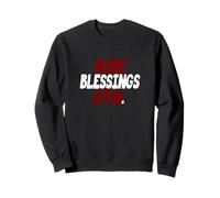 Granate Rojo Borgoña Más bendiciones Que Vienen Y'all Maroon Sudadera