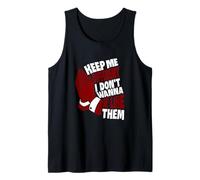 Granate Rojo Borgoña Pray To Be Different Burdeos Gráfico Camiseta sin Mangas