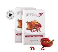 Granatum Plus - Punicalagina Plus - Complemento Alimenticio - Extraído de Granadas - Suplemento Antioxidante - Digestión y Metabolismo - Cuidado de Piel - Producido en España (2 Cajas de 28 cápsulas)
