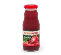 Granavida Zumo de Granada 100% Natural - Variedad Mollar de Elche, Sin Azúcar Añadido, Sin Conservantes, Envasado en Cristal, Producto Nacional (200 ml (Paquete de 12))
