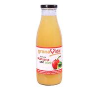 GranaVida Zumo de Manzana con Aloe Vera - Pack de 6 Botellas de 750 ml (4,5 L) - Sin Azúcares Añadidos - Formato Familiar