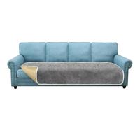 Granbest 2024 Funda de sofá Extragrande de 4 plazas, Gruesa, Gran tamaño, protección de sofá de Mascotas, Universal, para Todas Las Estaciones (4 plazas, Gris)