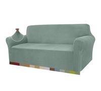 Granbest - Funda de sofá de alta elasticidad, moderna, de tela jacquard elástica, para salón, protección para perros y mascotas, 3 plazas, verde aguacate