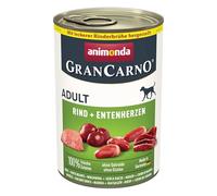 Grancarno animonda Vom Feinsten Animonda Wet Food for Dogs Pienso Completo para Perros, Pavo Adulto+Pato, 400 g (Paquete de 6), 6