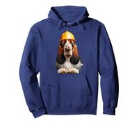 Grand Basset Griffon Vendéen Dog Yellow Hard Hat Casco Crew Sudadera con Capucha
