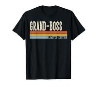 Grand-Boss Vintage Grandpa Retro Día del Padre Camiseta