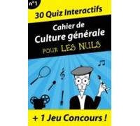 Grand Cahier De Culture Générale Pour Les Nuls N01 (ebook)