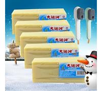 Grand Canal Old Soap & Brush, Jabón De Limpieza De Ropa Interior, Barra De Jabón Para Ropa, Fragancia De Larga Duración Grand Canal Soap Con Cepillo Para Toda La Ropa,Soap*5