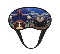 Grand Canyon - Antifaz para dormir con borde negro satinado para una comodidad óptima y bloqueo de la luz